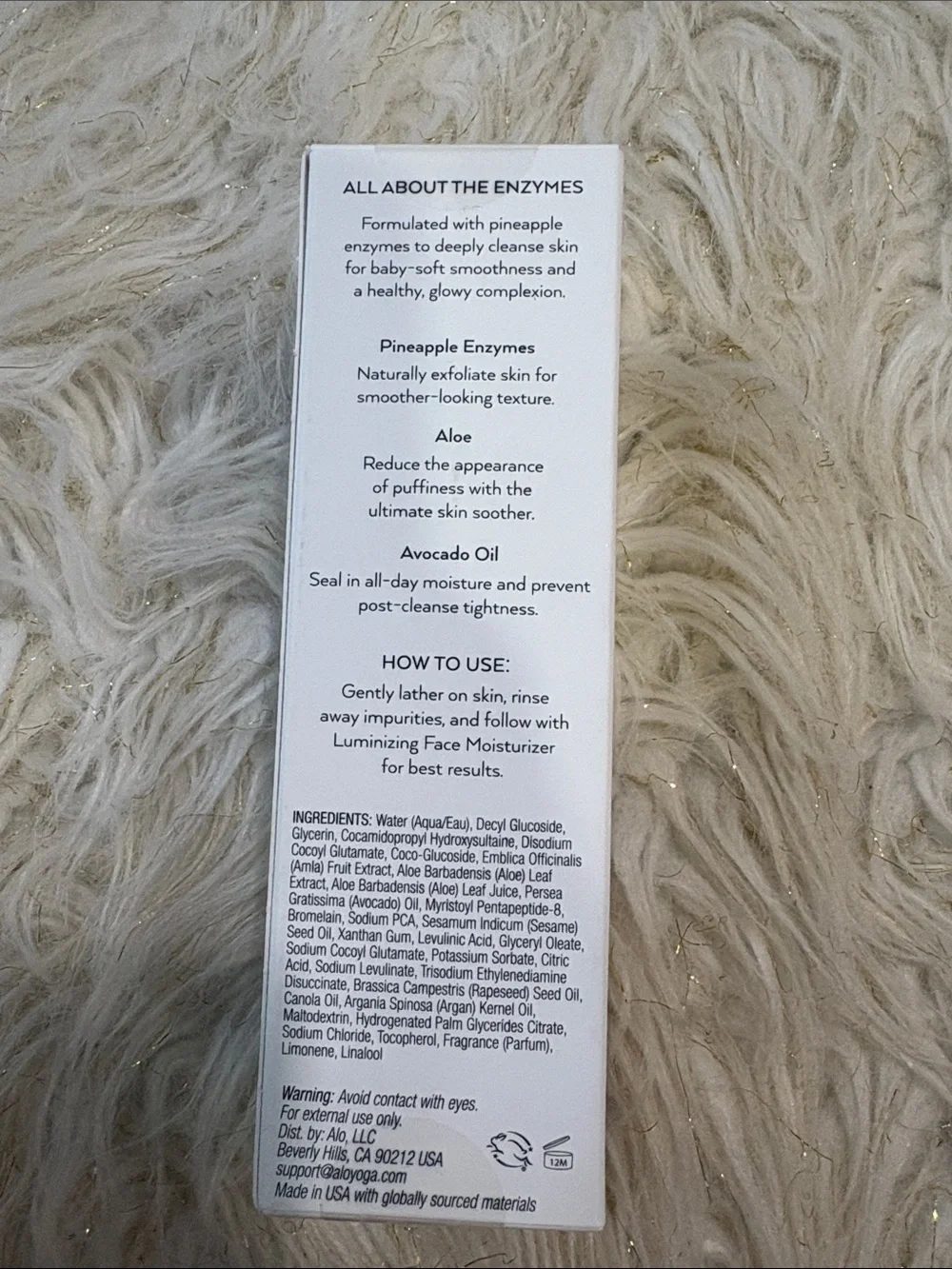 ALO Yoga gentle enzyme
